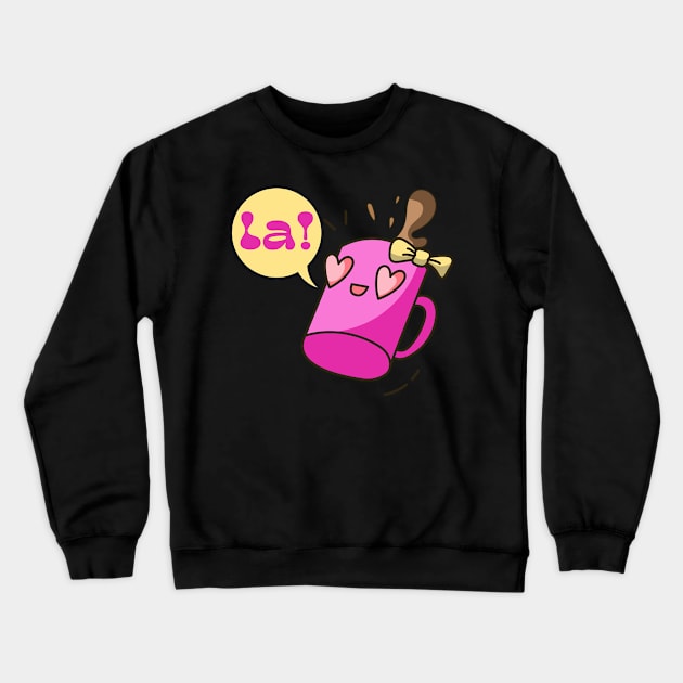 The Pink Palace - Coffee Lovers - La! Jill Mug Crewneck Sweatshirt by PosterpartyCo